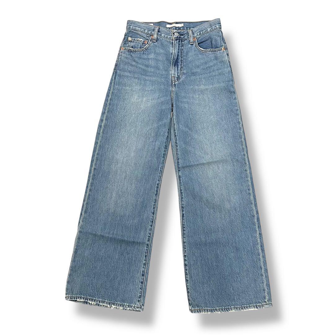 Ungrid Levi's別注RIBCAGE ＷIDE LEG サイズ25