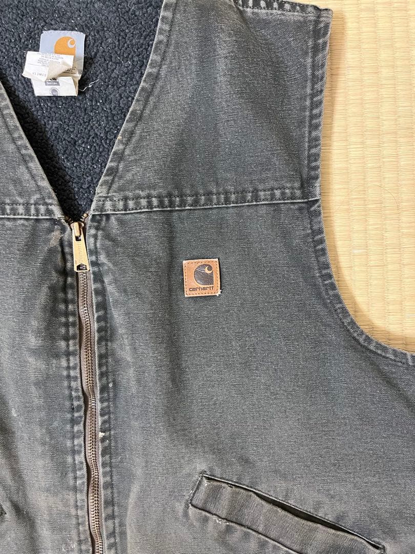 Carhartt カーハート ダックベストUSA製 MOS レアカラー 03年製
