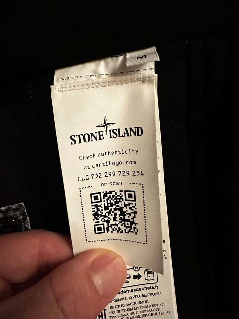 30分値下　新品 STONE  ウールベスト ブラックMサイズ