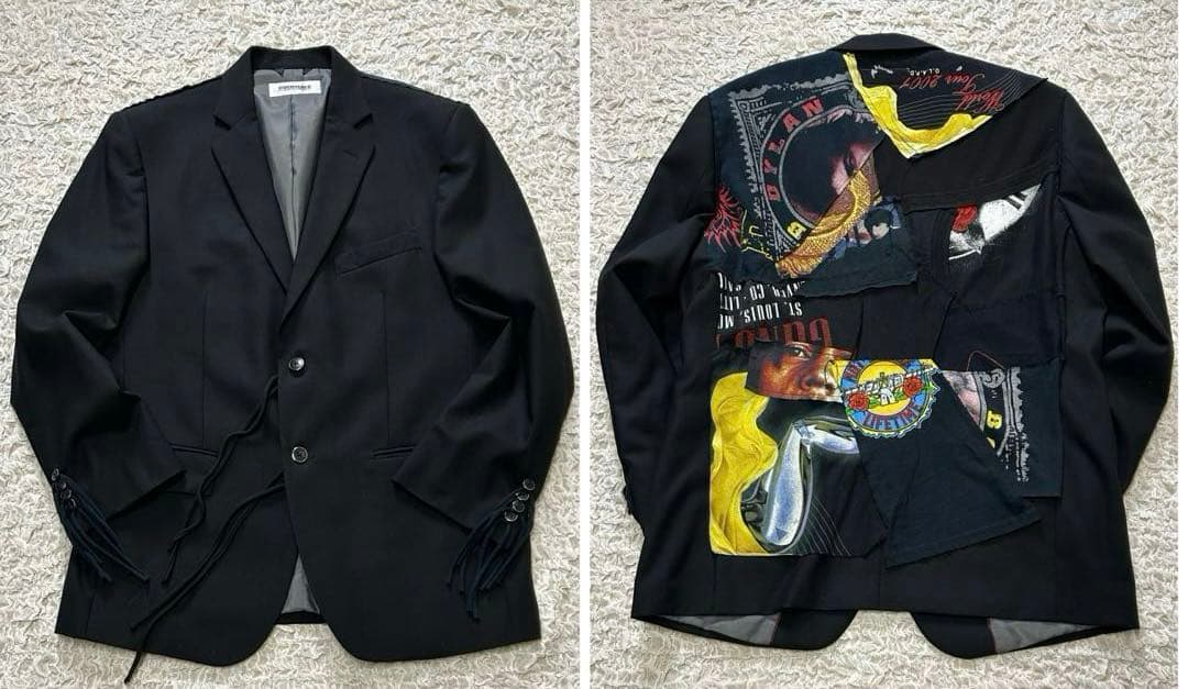 【正規品】DISCOVERED Collage Band Tee Jacket
