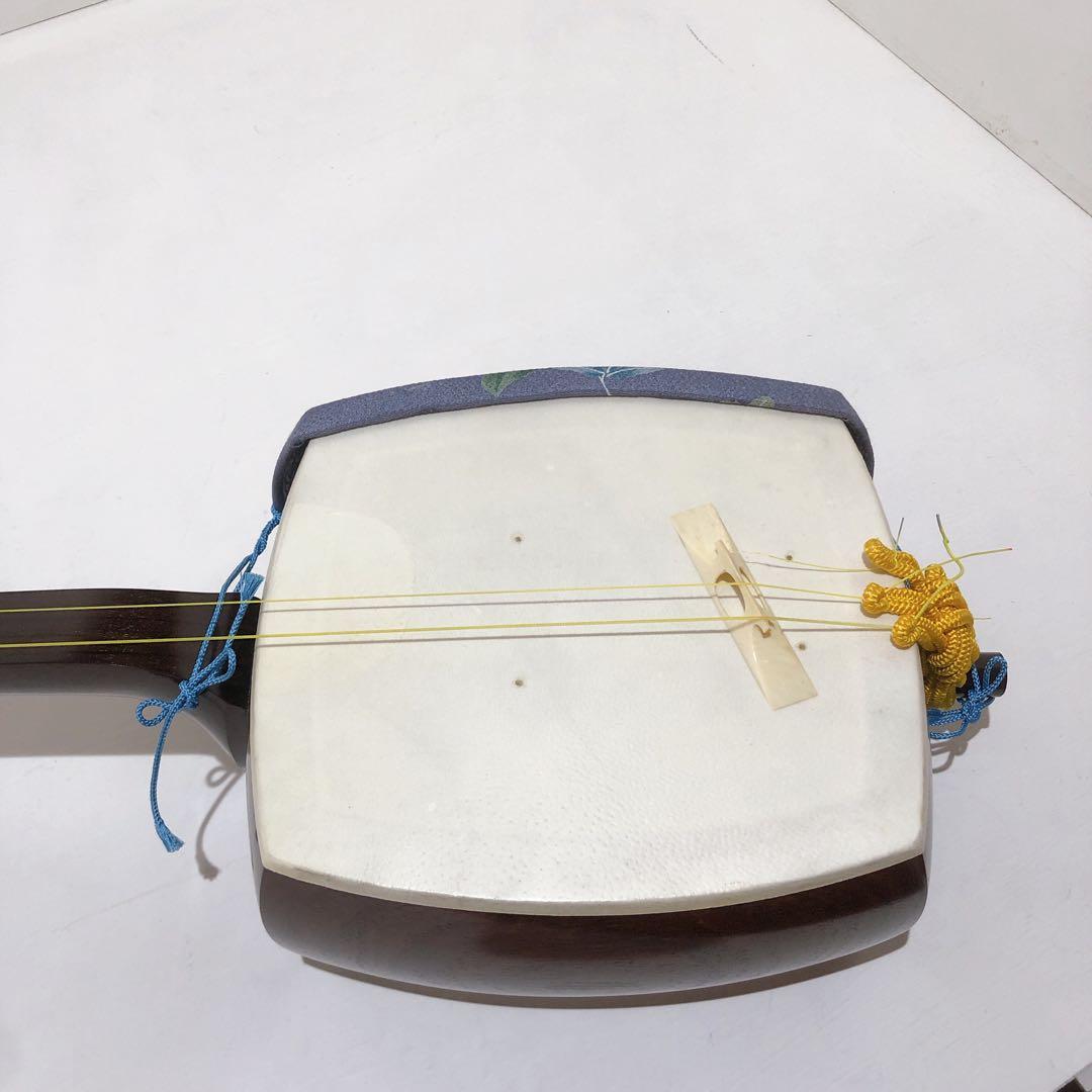 ☆【ジャンク扱い】三味線 弦楽器 和楽器 皮破れ無し ハードケース付き