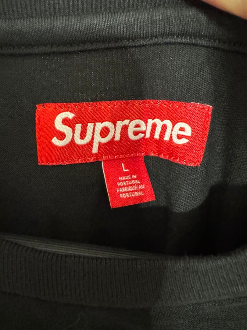 Supreme ブラック Tシャツ Lサイズ