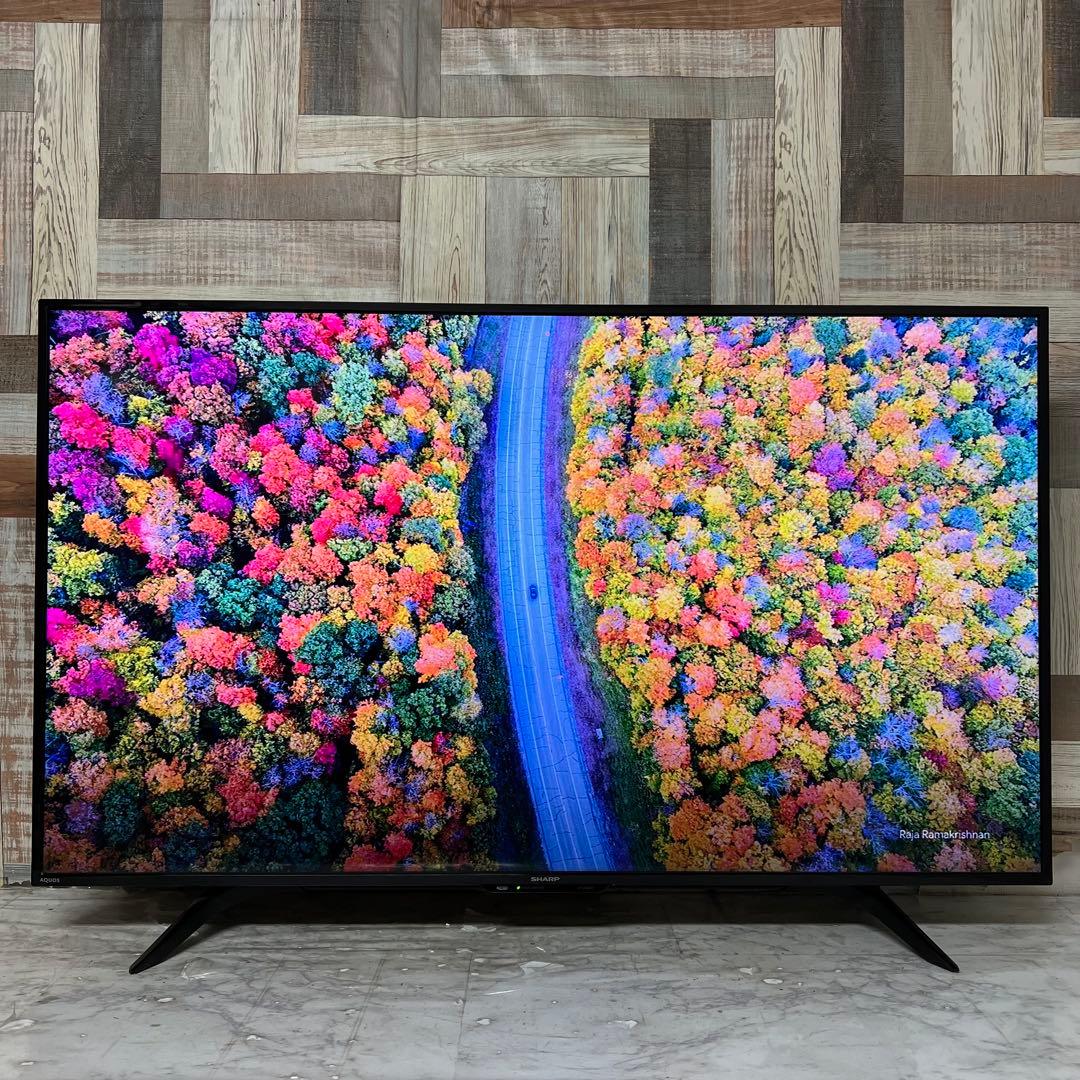 全国送料込❣️シャープ50V型4K液晶 テレビ AQUOS 2番組同時録画可