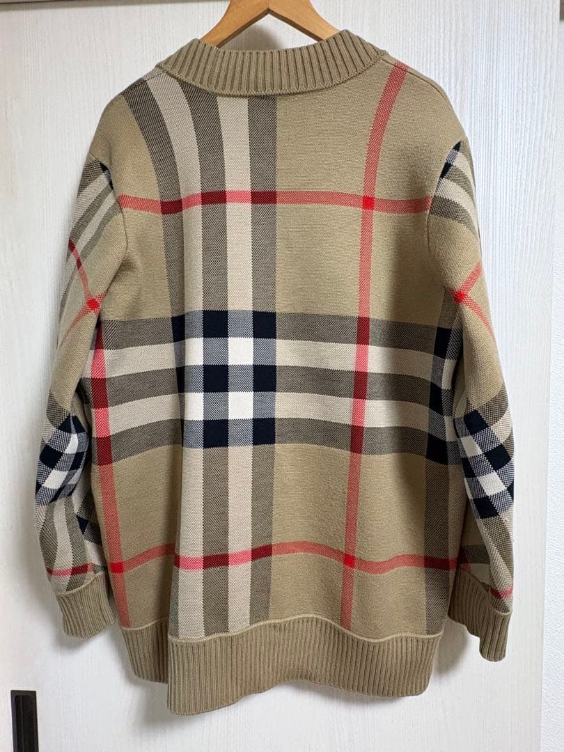 BURBERRY メガチェックカーディガン