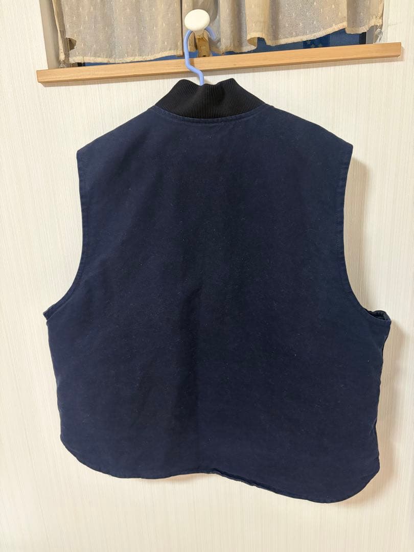 送料無料 Carhartt Work Vest 2XL Regular ネイビー