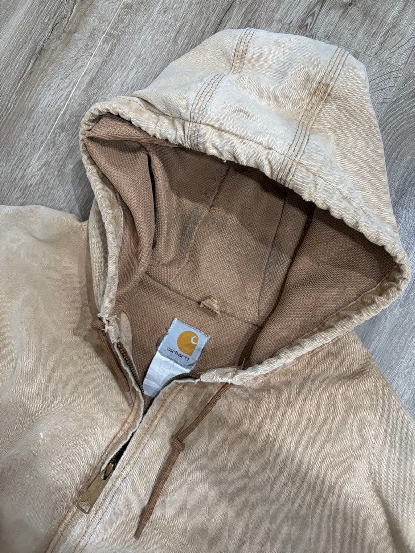 Carhartt アクティブジャケット サーマル ダック ボロ フェード