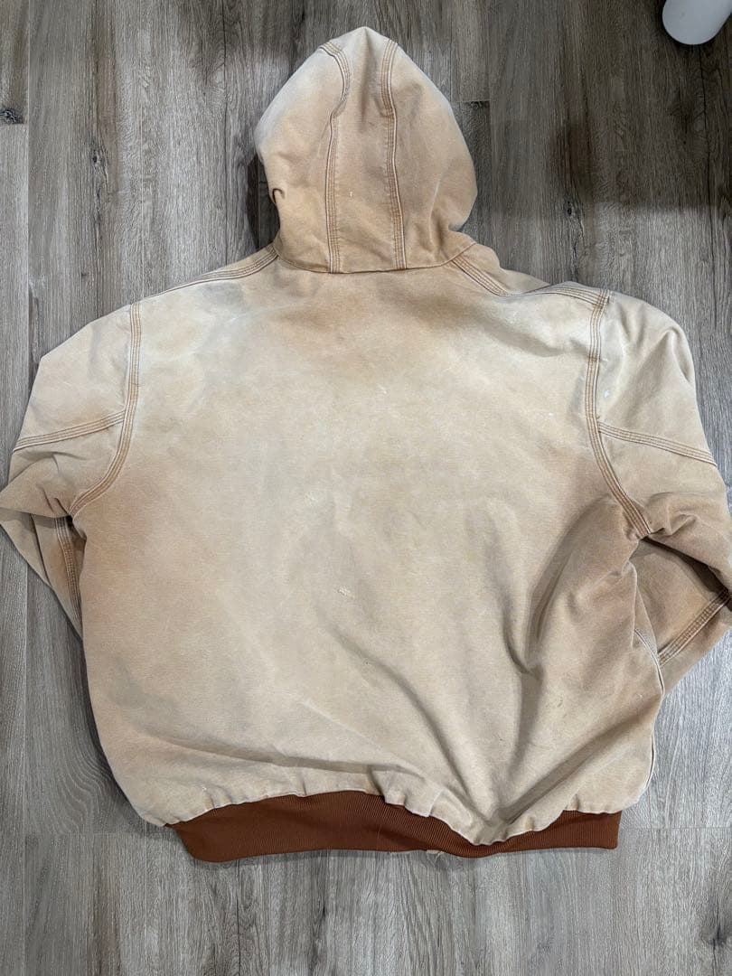 Carhartt アクティブジャケット サーマル ダック ボロ フェード