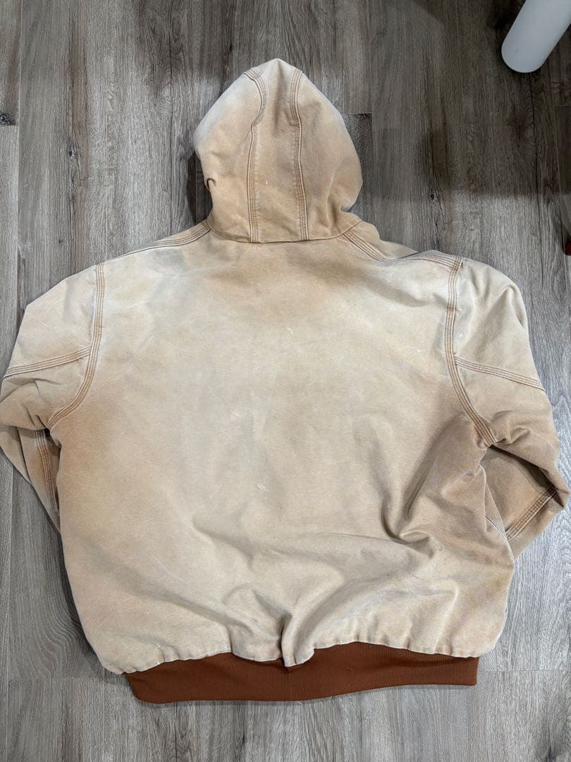 Carhartt アクティブジャケット サーマル ダック ボロ フェード