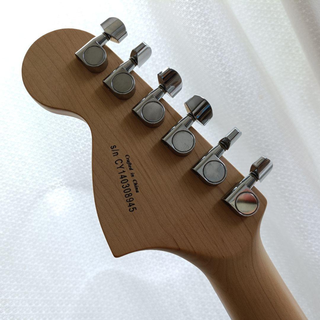 メンテ済｜Squier ストラトキャスター サーフグリーン 追柾目ネック