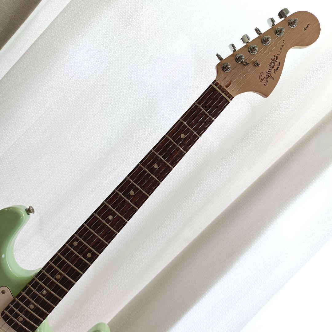 メンテ済｜Squier ストラトキャスター サーフグリーン 追柾目ネック