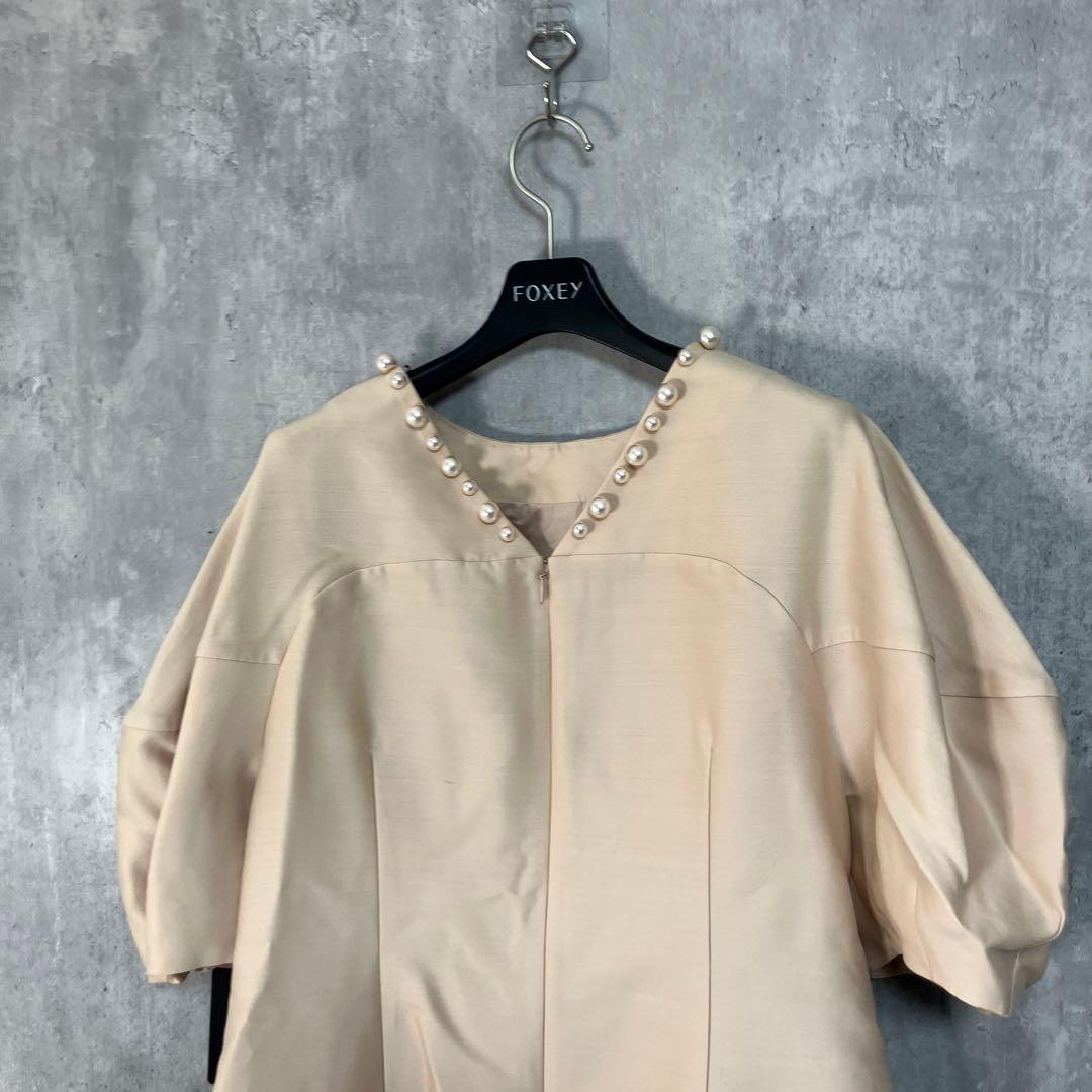 新品 CELFORD パールネックコクーンドレス 38