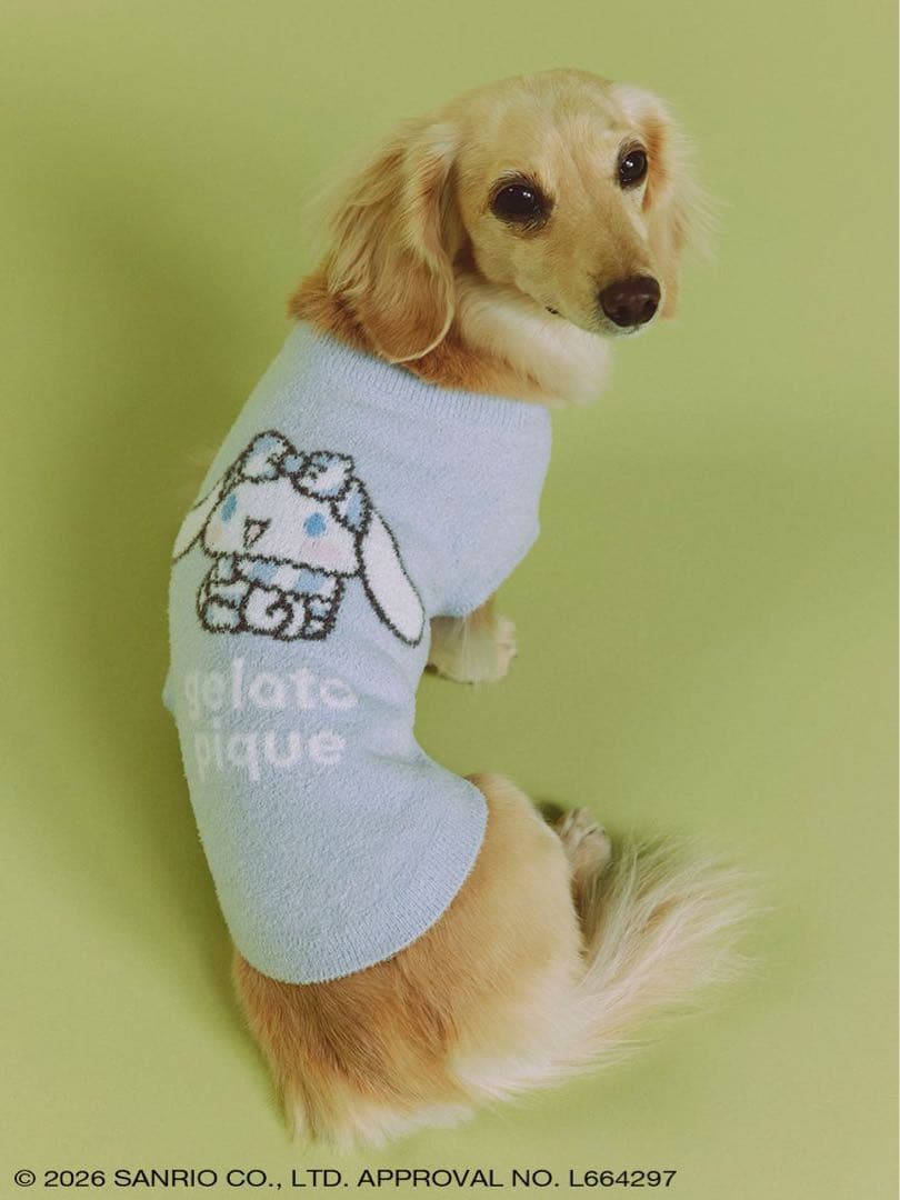 gelato pique CAT＆DOG スムーズィープルオーバー　Sサイズ