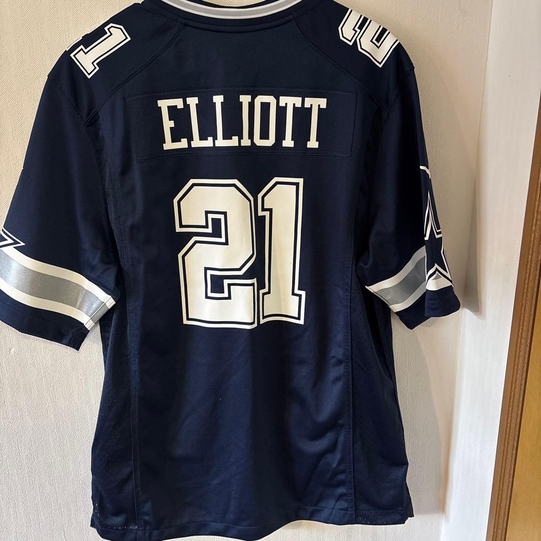 NFL COWBOYS 21 ELLIOTT ゲームシャツ　サイズM