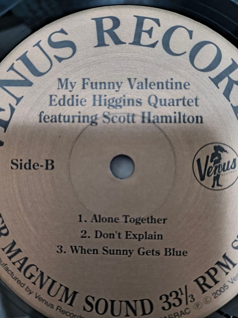 ジャズLP美品エディ・ヒギンズ・トリオ My Funny Valentine