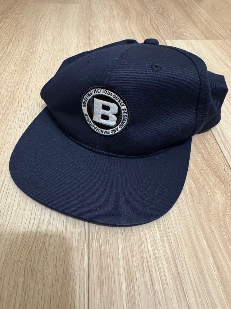 【希少未使用品】前モデルBロゴ ブリーフィングCAP ネイビー