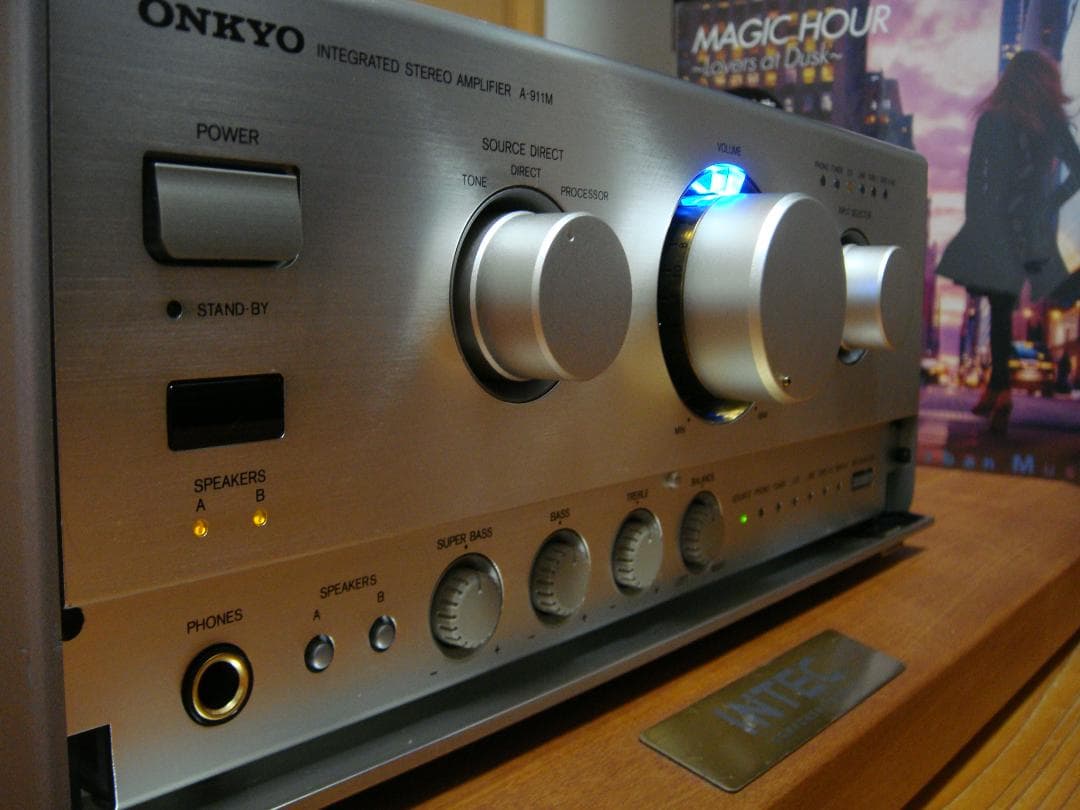 整備済 程度良 ONKYOオンキョー INTEC275アンプ A-911M取説付