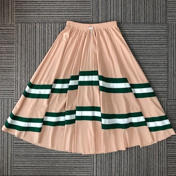 VALENTINO ヴァレンティノ プリーツスカート フレア ロング 春夏