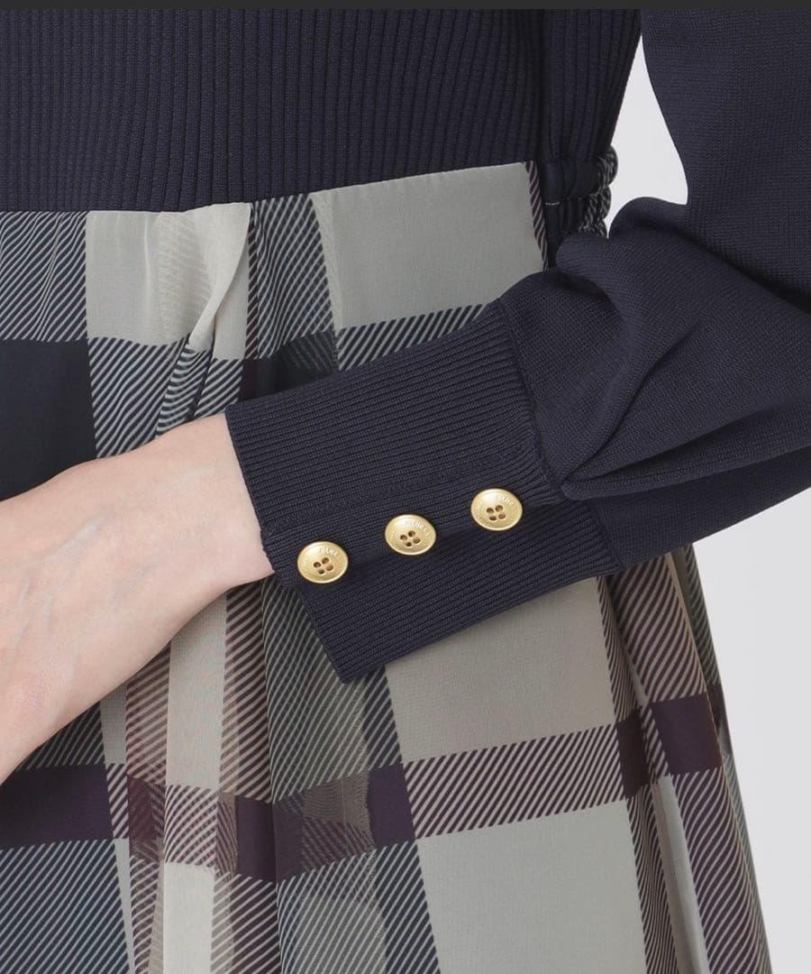 シフォンコンビドレス