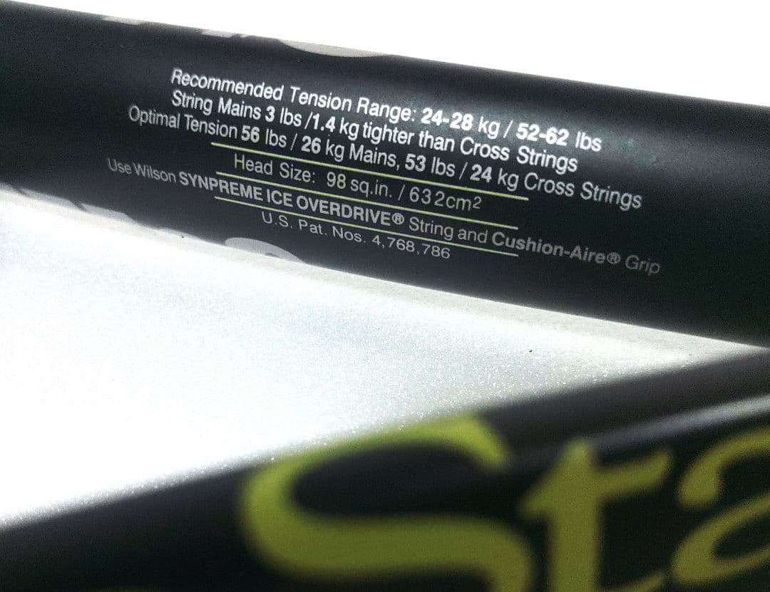 良品☆Wilson HYPER Pro Staff 7.6　G2テニスの王子様