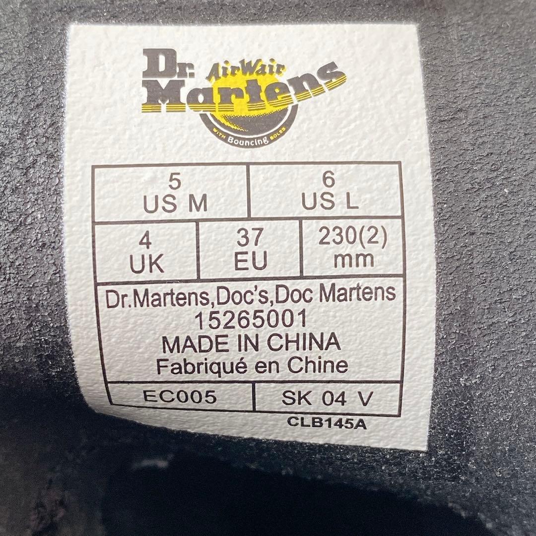 極美品✨大人気定番品　ドクターマーチン　JADON UK4 ブラック　超厚底