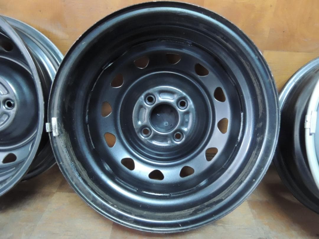 C30　Weds キャロウィン　14×5J スチールホイール　4本　小傷有り
