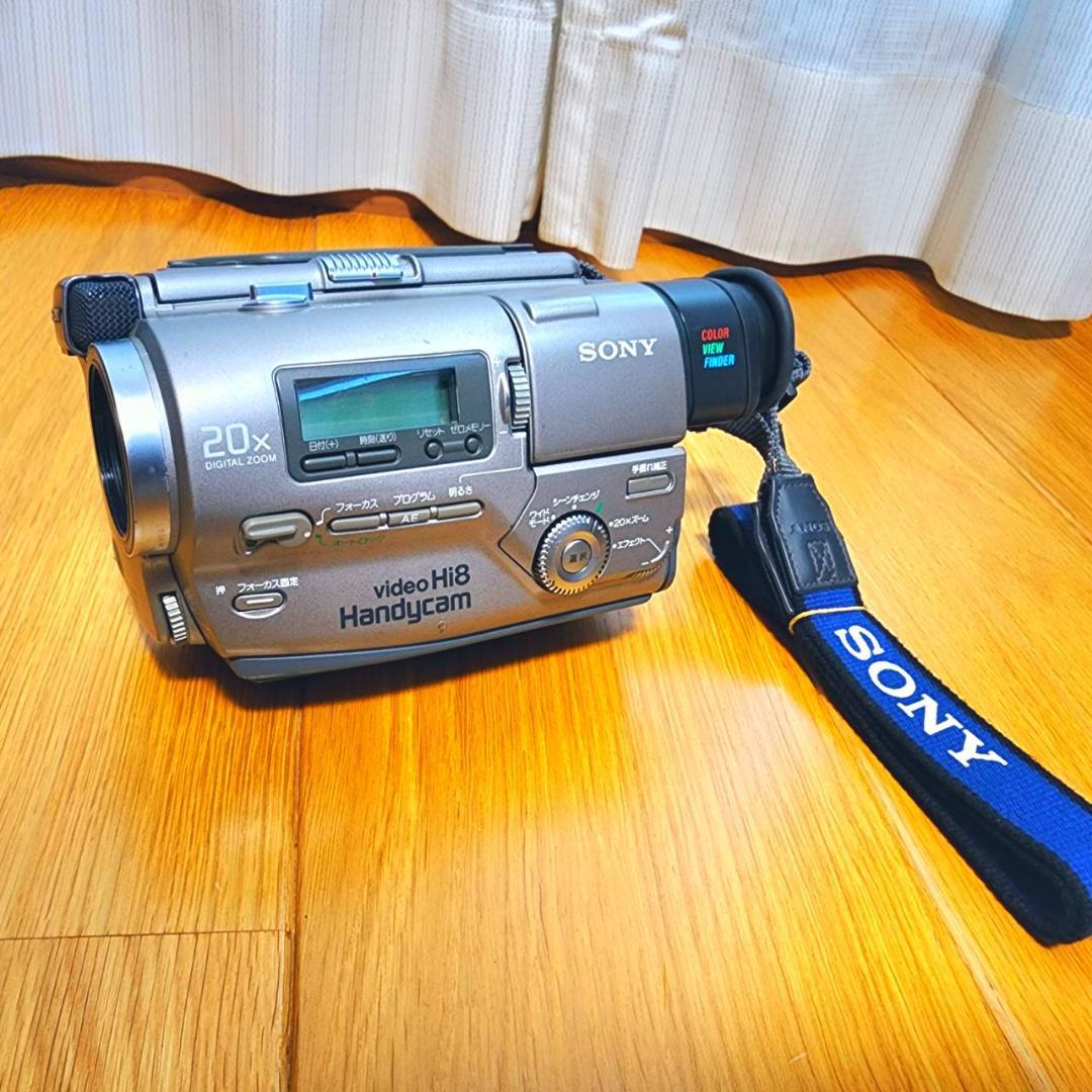 【動作確認済】SONY Hi8 高画質 8ミリ ビデオカメラ ステーションセット