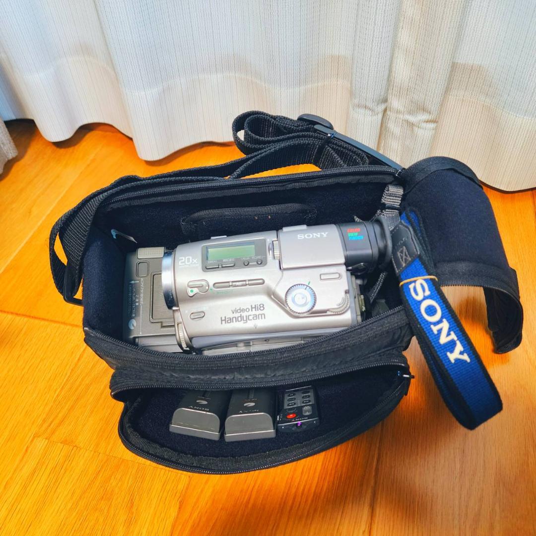 【動作確認済】SONY Hi8 高画質 8ミリ ビデオカメラ ステーションセット
