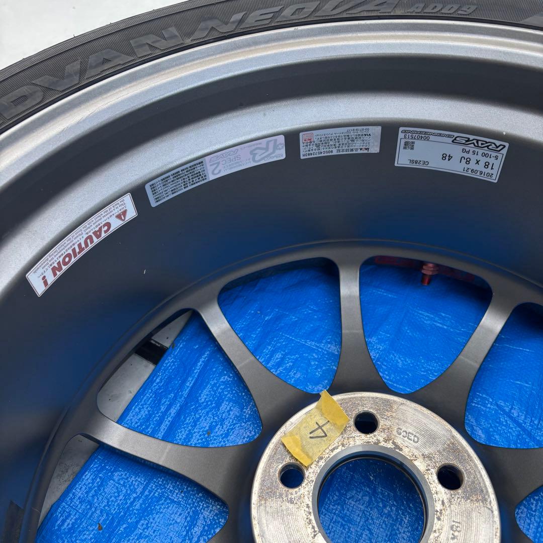レイズ ボルクレーシング CE28SL 18in PCD100 5H 4本