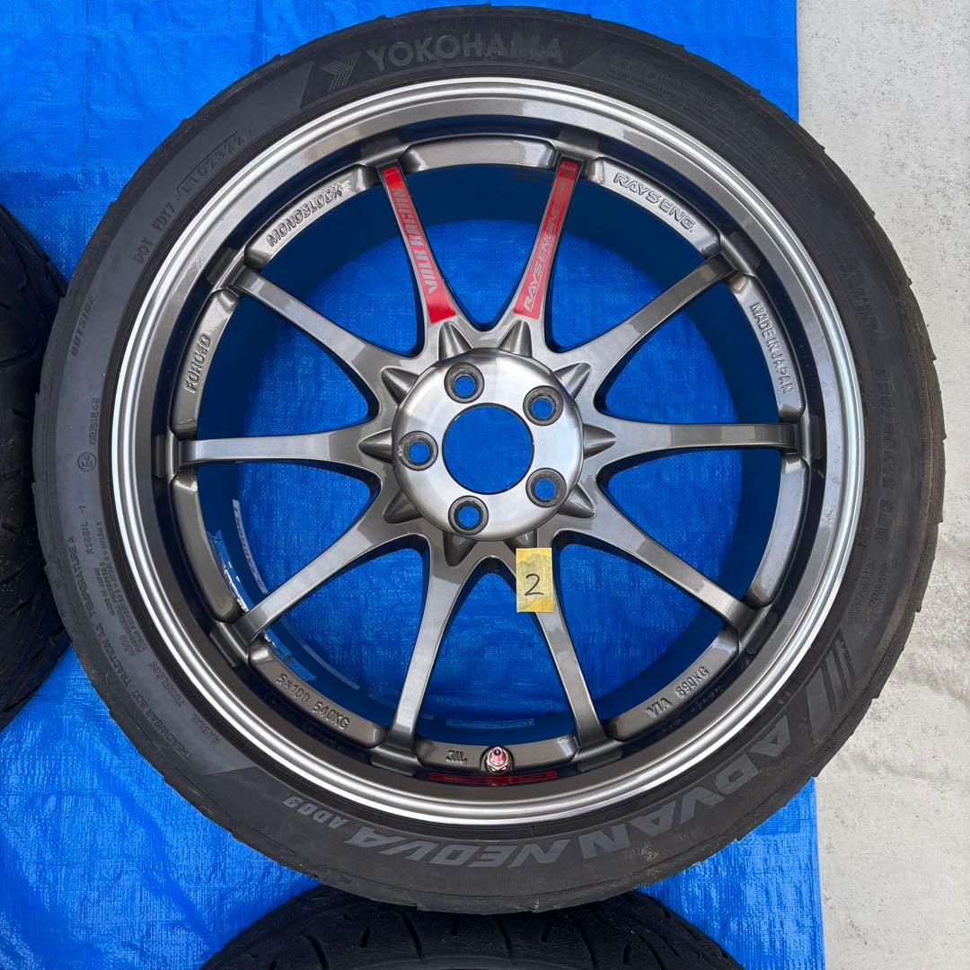 レイズ ボルクレーシング CE28SL 18in PCD100 5H 4本