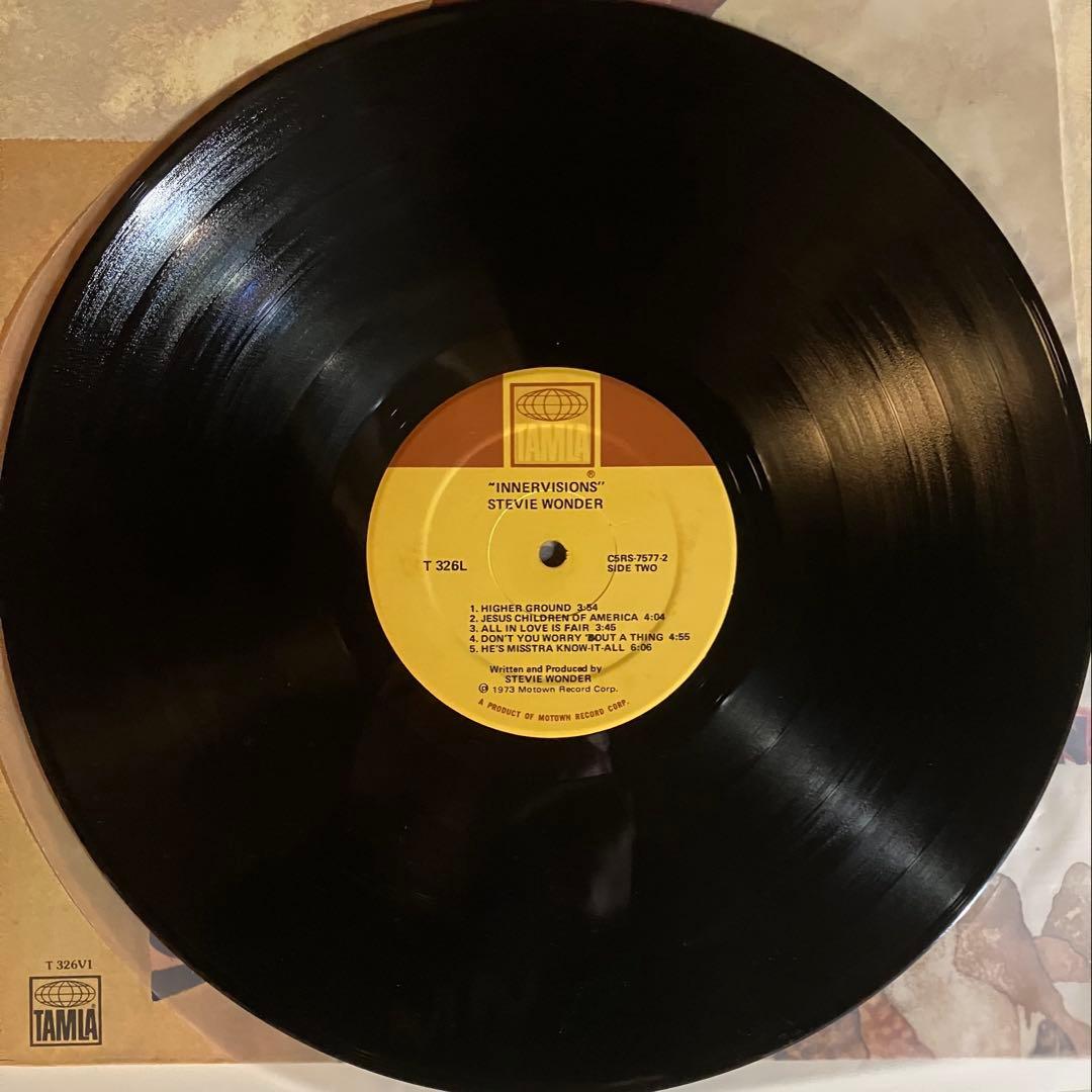 US盤 Stevie Wonder / Innervisions レコードLP