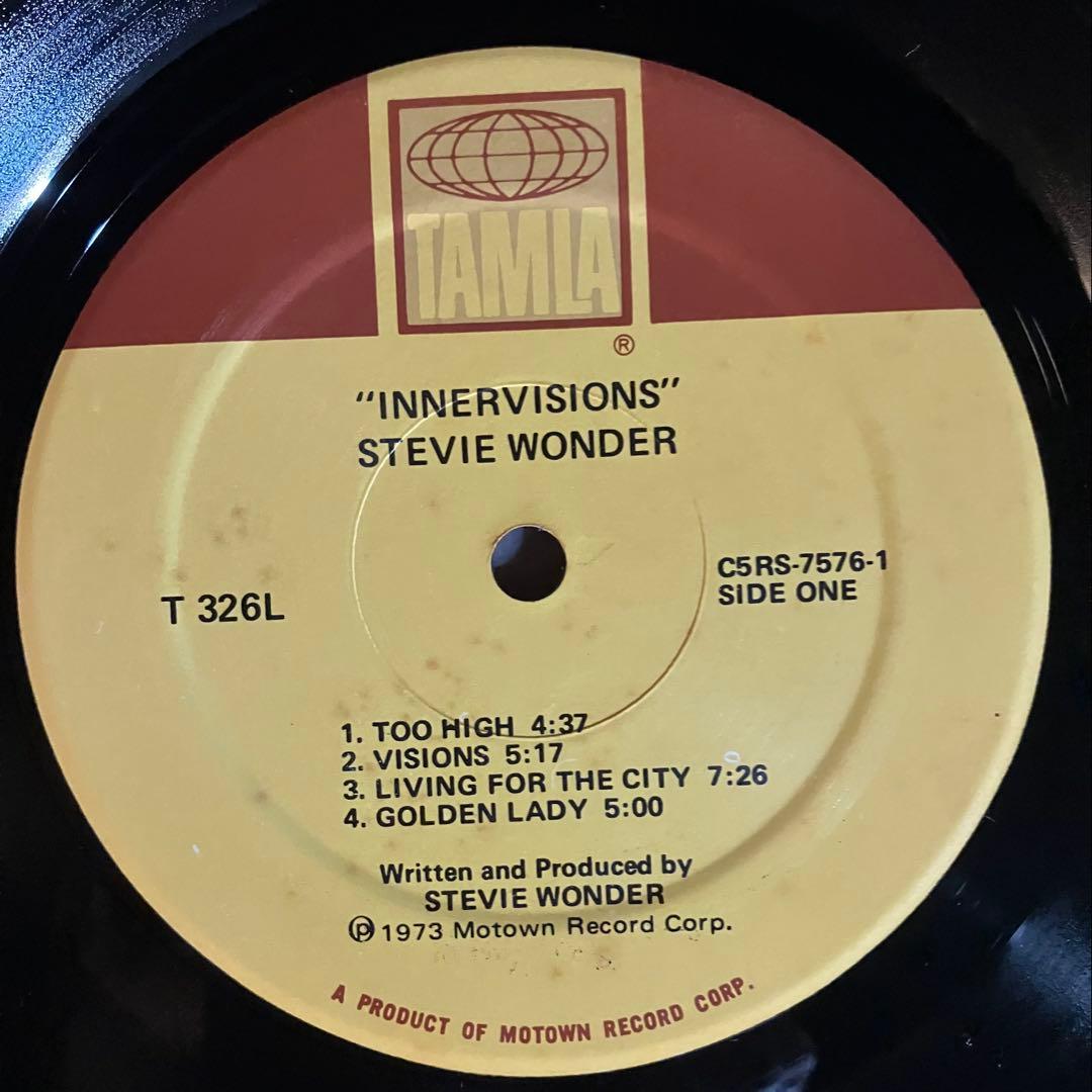 US盤 Stevie Wonder / Innervisions レコードLP