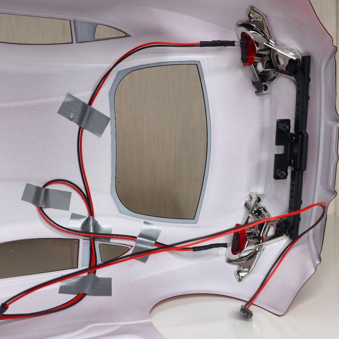 京商FAZER D2トヨタ86 RCカー用ボディ LED装着済み