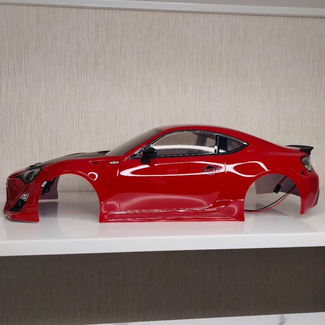 京商FAZER D2トヨタ86 RCカー用ボディ LED装着済み