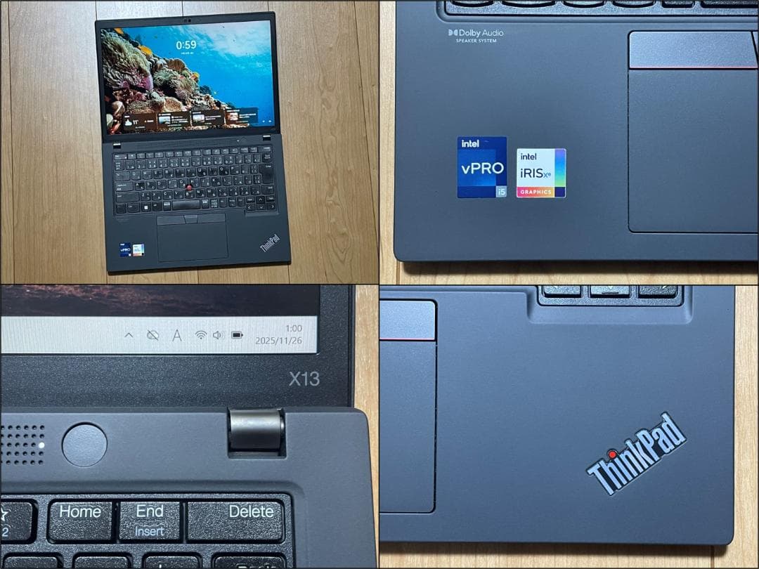 ThinkPad X13 Gen3（i5-1245U/16G/512G/オフィス