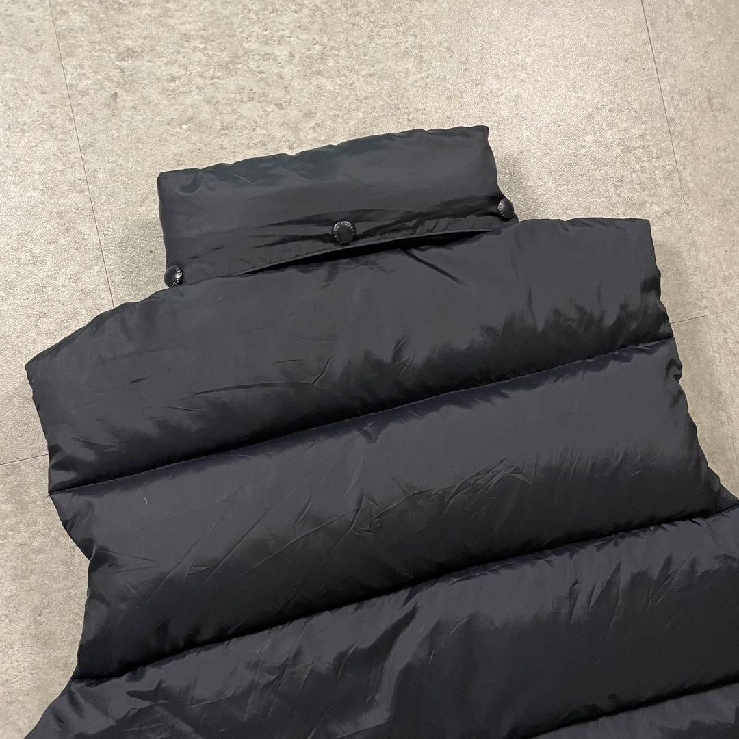 POLO RALPH LAURENダウンベスト フード収納ブラックオレンジポニー