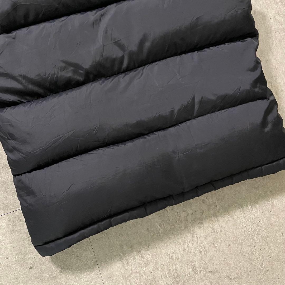 POLO RALPH LAURENダウンベスト フード収納ブラックオレンジポニー