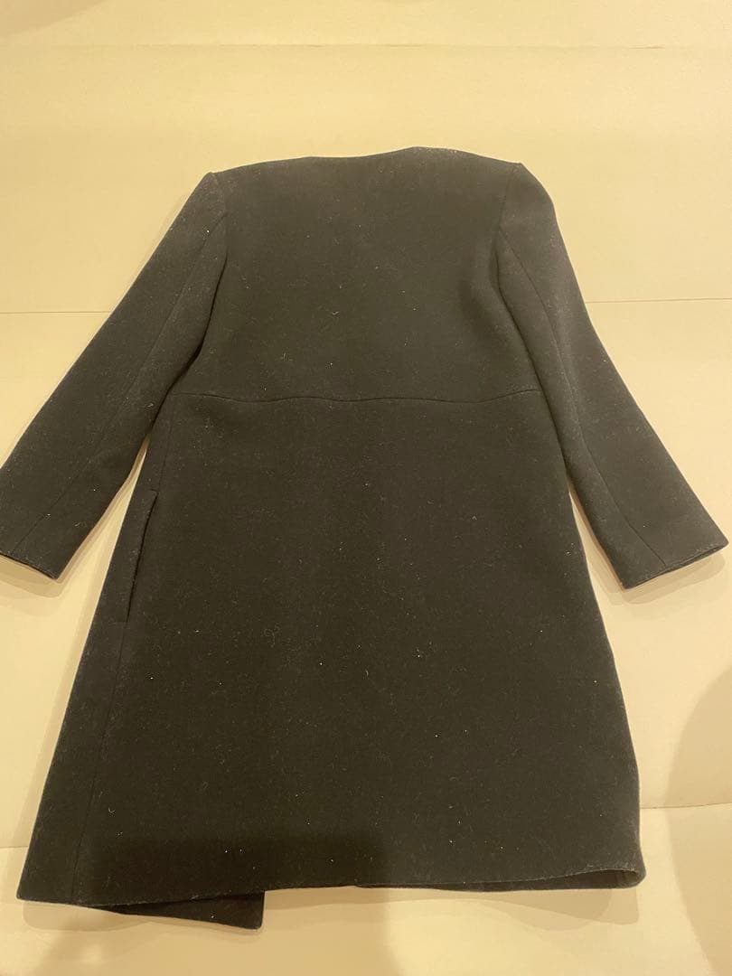 ヨーコチャンパールウールブラックコート36サイズYOKOCHAN