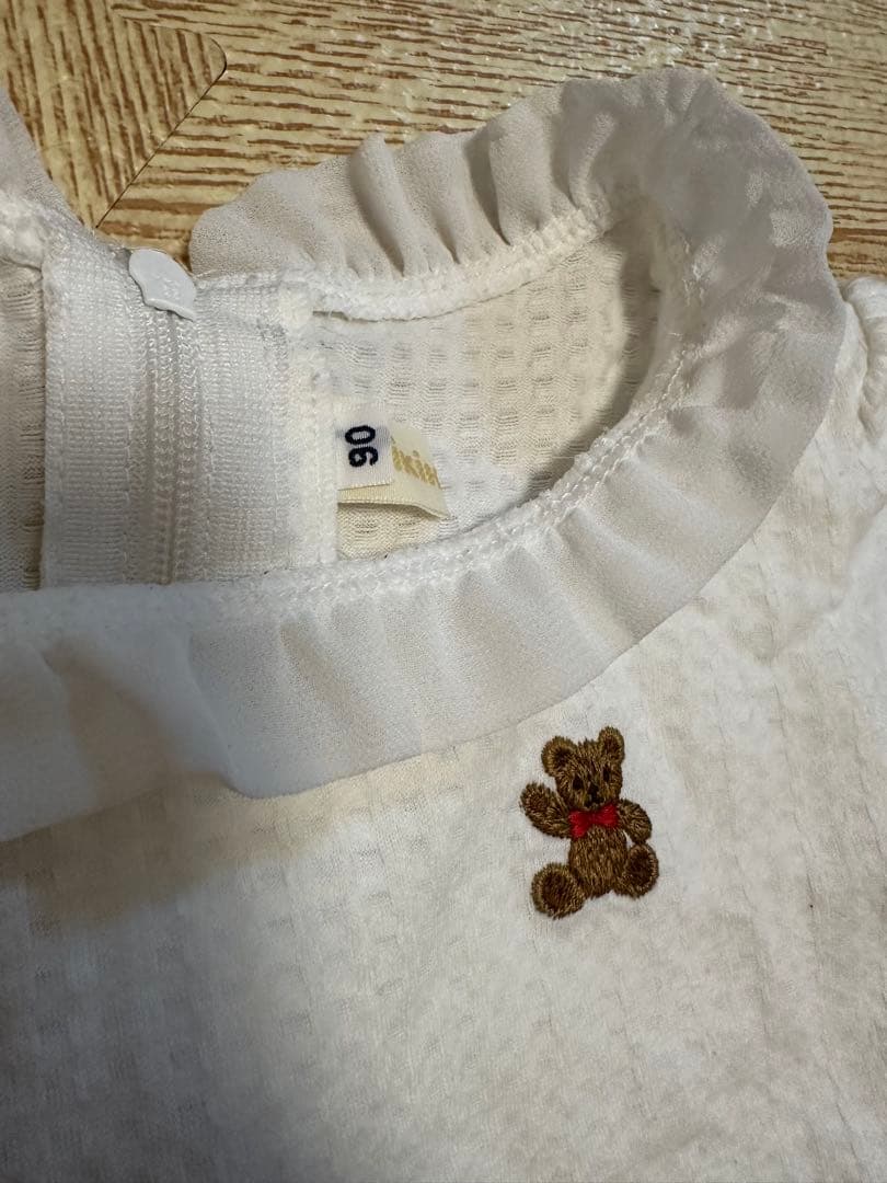 ミキハウス ベア　ワンピース 90