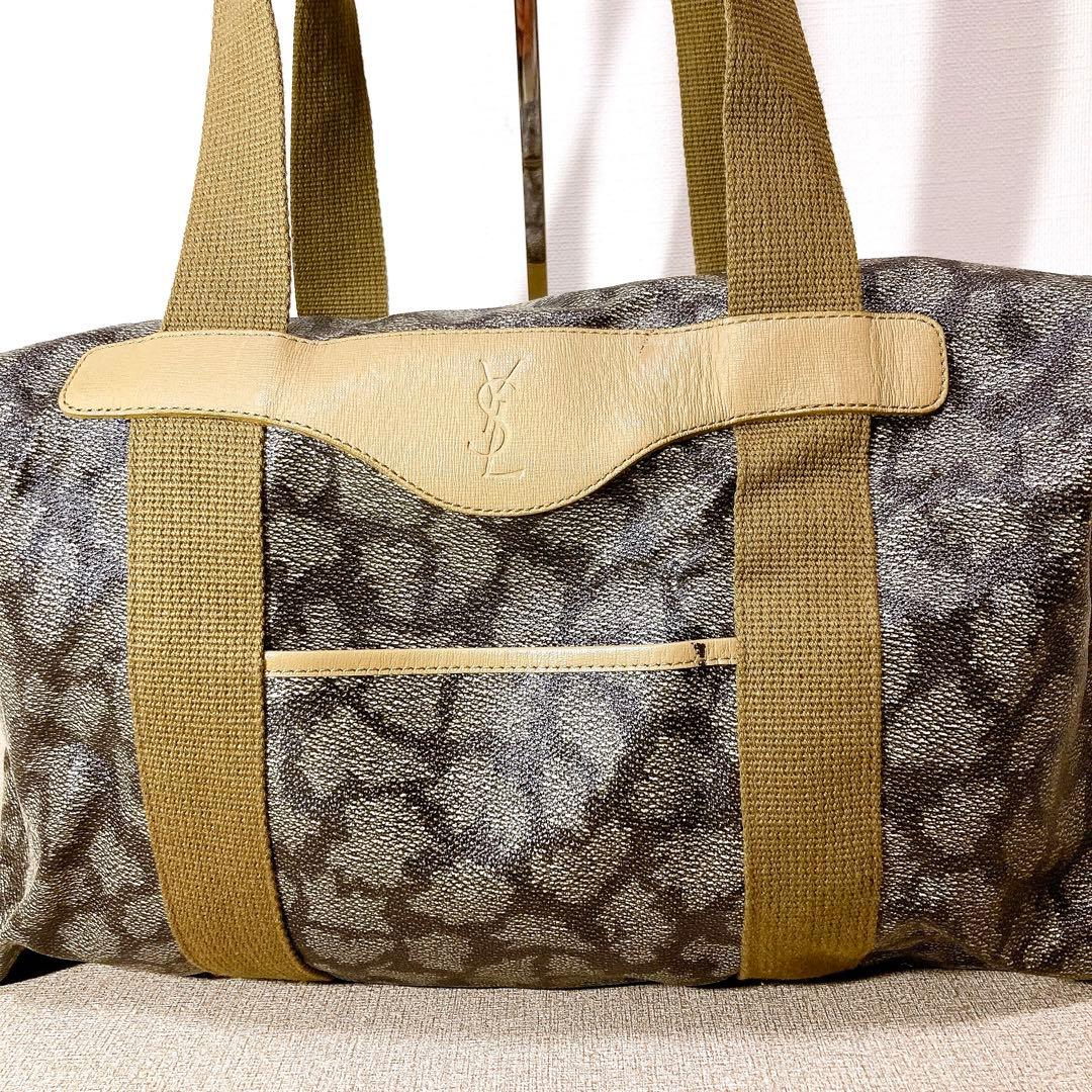 Yves Saint Laurent ボストンバッグ ジラフ ポーチセット
