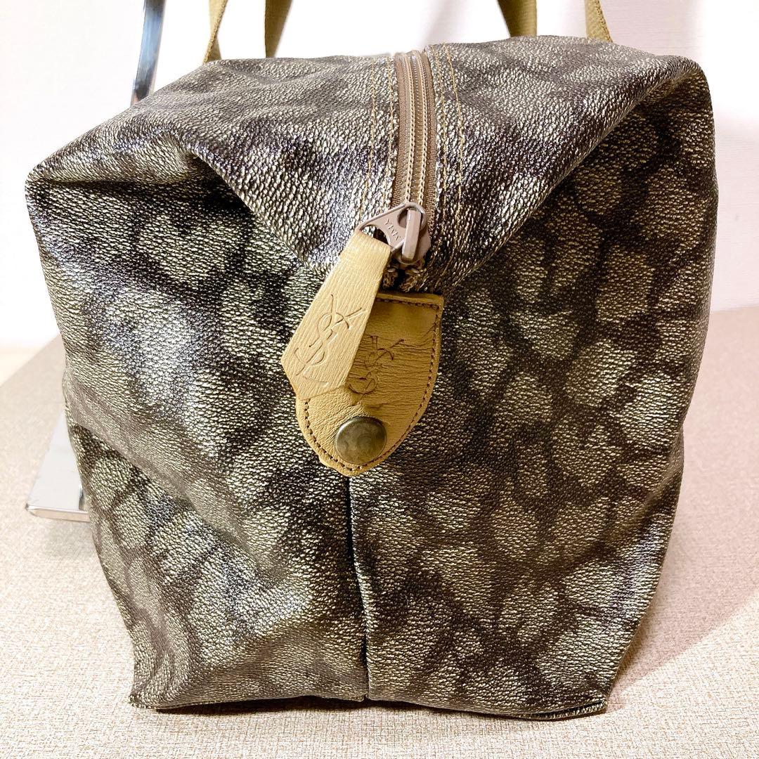Yves Saint Laurent ボストンバッグ ジラフ ポーチセット