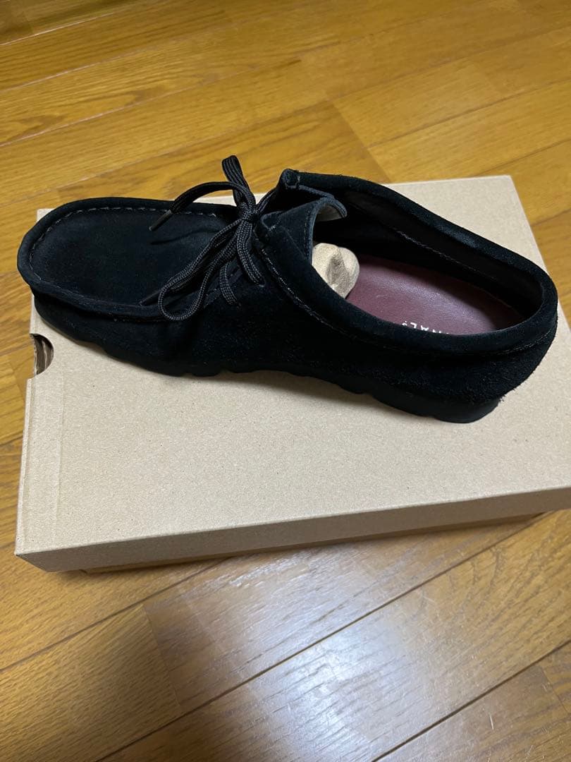 クラークス　ワラビー　ゴアテックス　ブラック