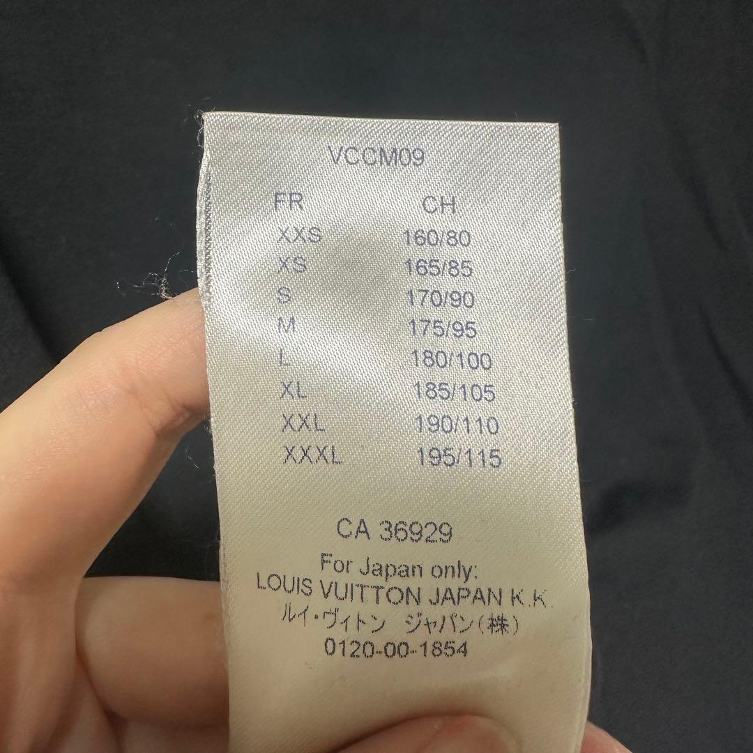 LOUIS VUITTON ブラック Tシャツ 半袖