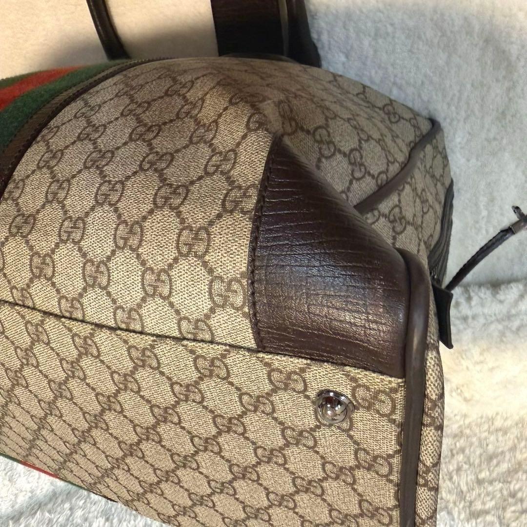 Gucci ボストンバッグ GG柄 シェリーライン