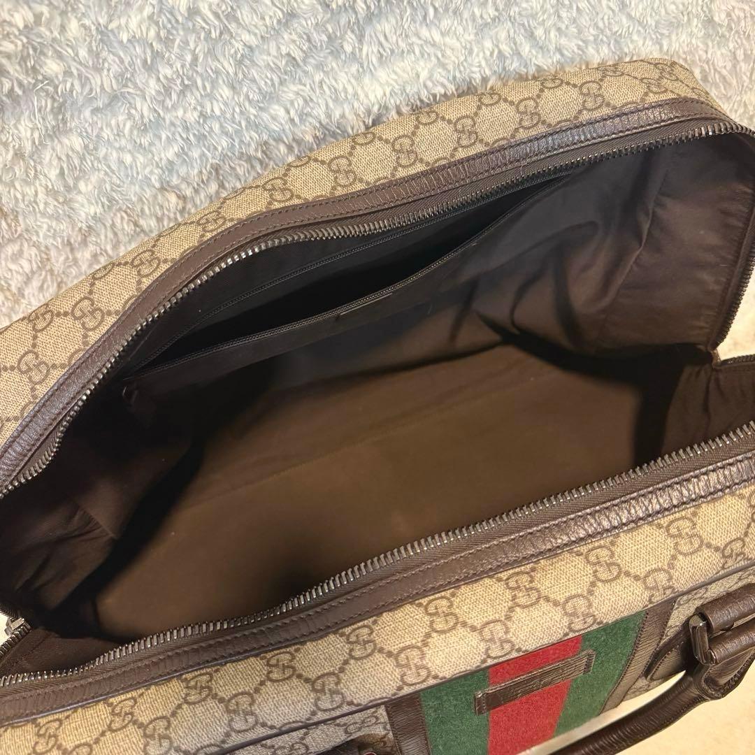 Gucci ボストンバッグ GG柄 シェリーライン