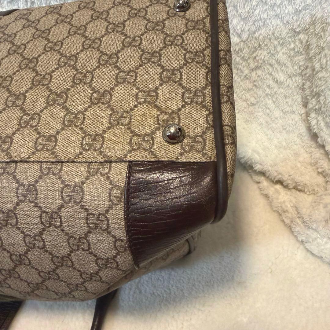 Gucci ボストンバッグ GG柄 シェリーライン