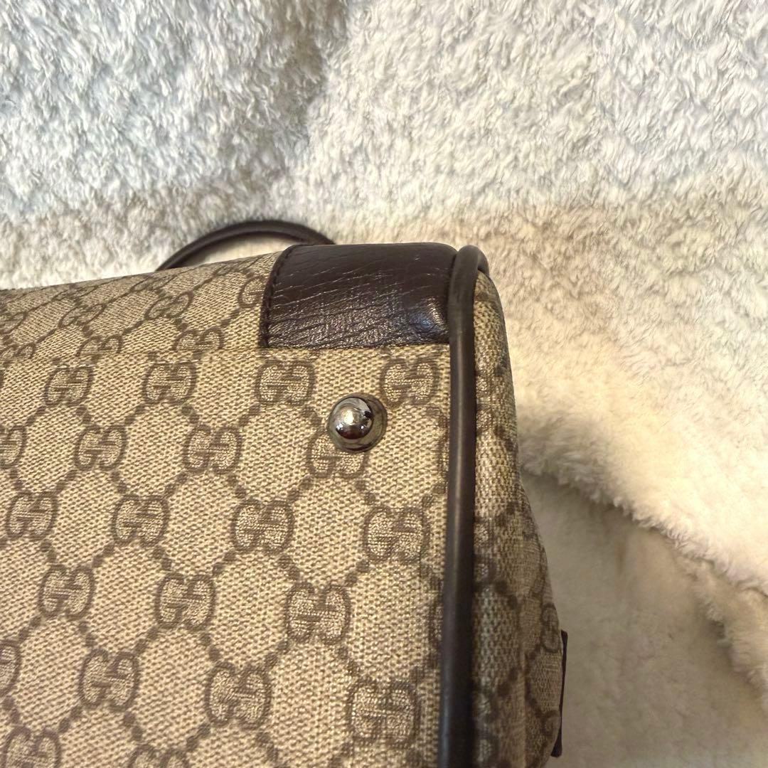 Gucci ボストンバッグ GG柄 シェリーライン