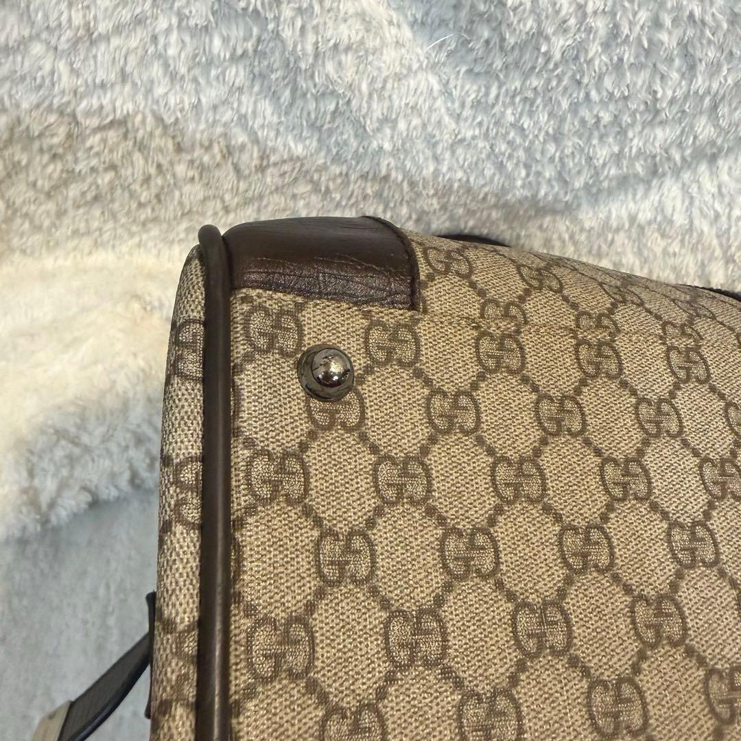 Gucci ボストンバッグ GG柄 シェリーライン