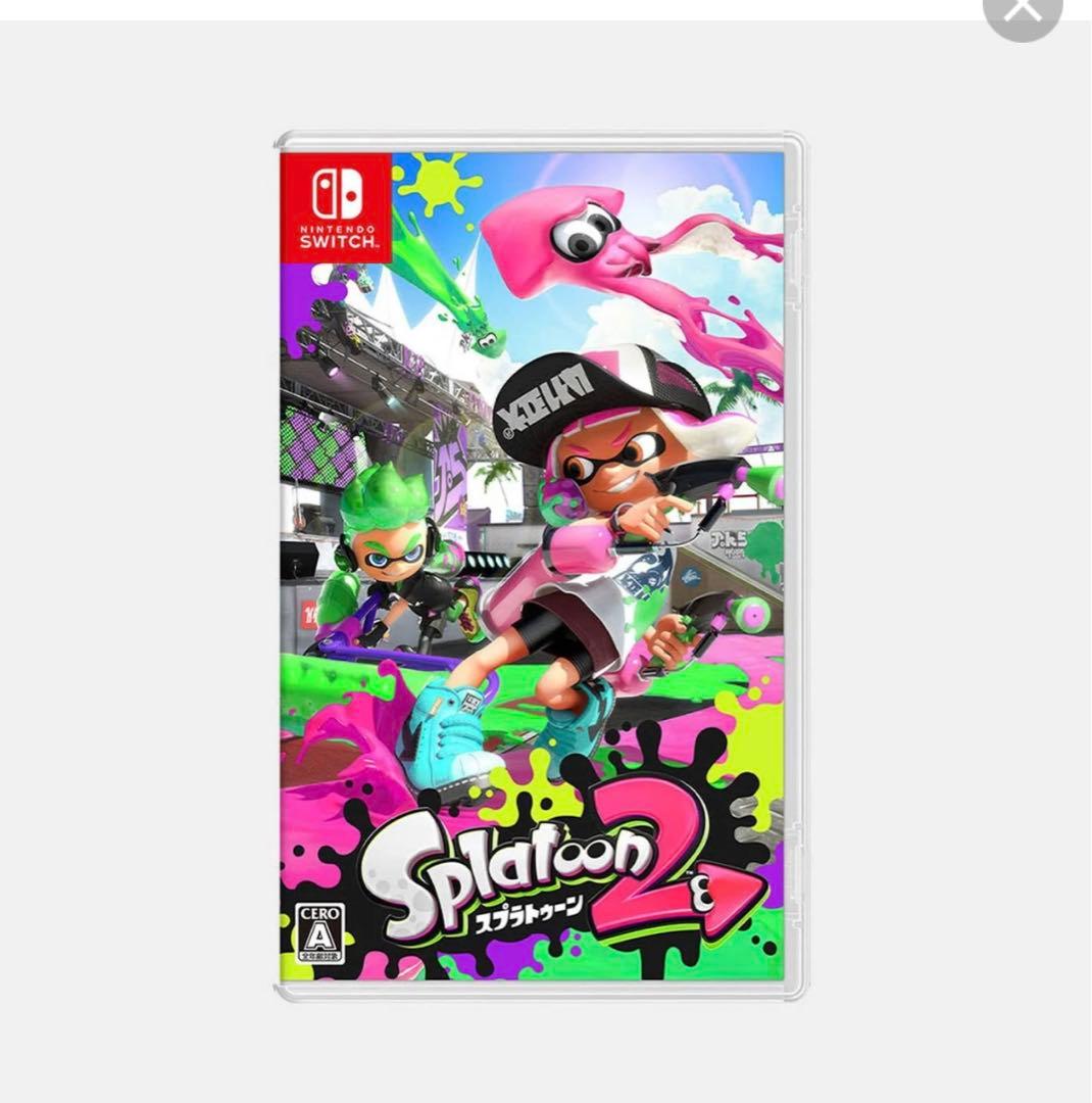 Splatoon Switch本体　2.3のカセット付き