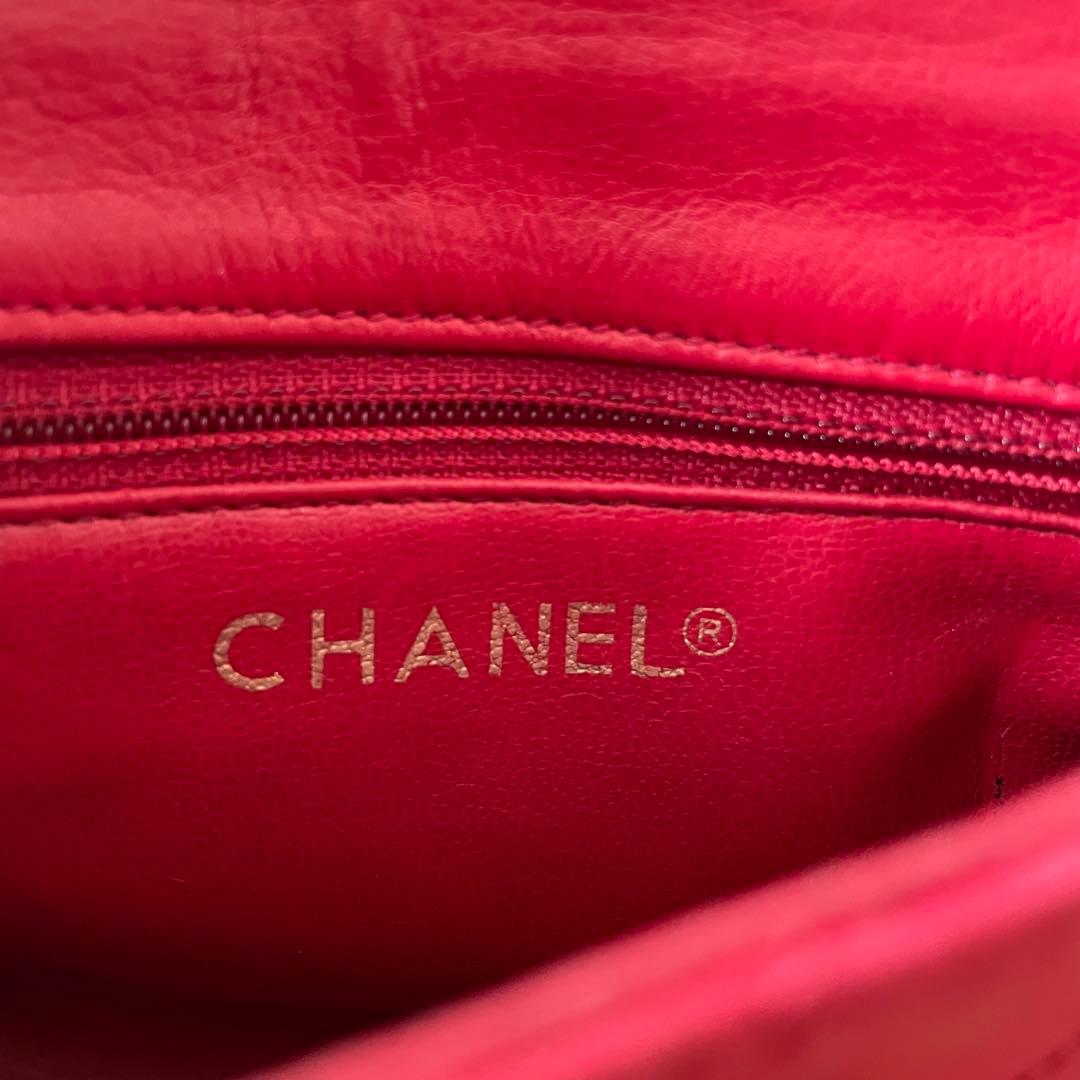 K*♡様 CHANEL ウエストポーチ　赤　ヴィンテージ