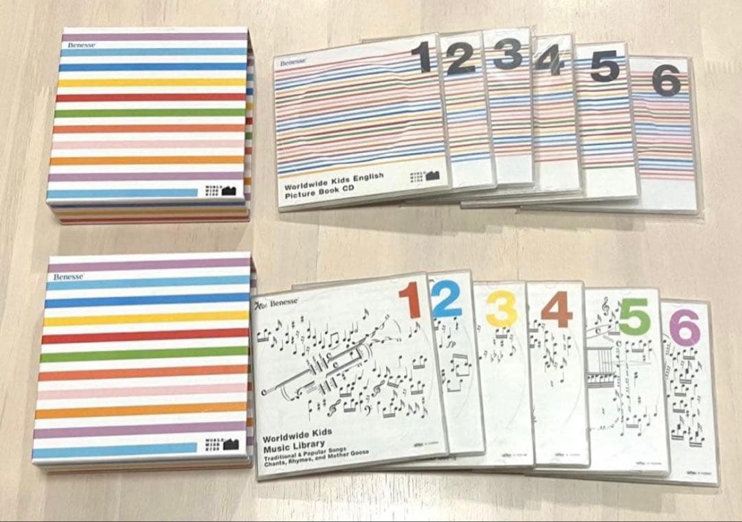 ワールドワイドキッズ　ステージ1〜6 DVD CD